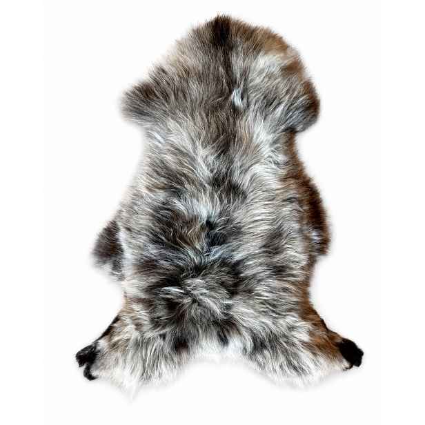 Ovčí kůže „vřesovka“ Premium Šedá 80 cm/L (Jehněčí) 100% přírodní!