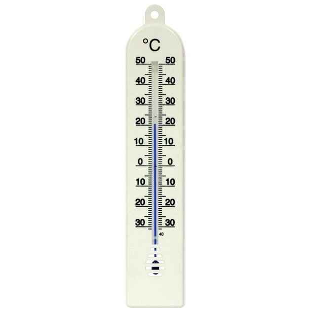 teploměr 24x5cm univ., -30°C+50°C, PLASTIK II PO15,7,
