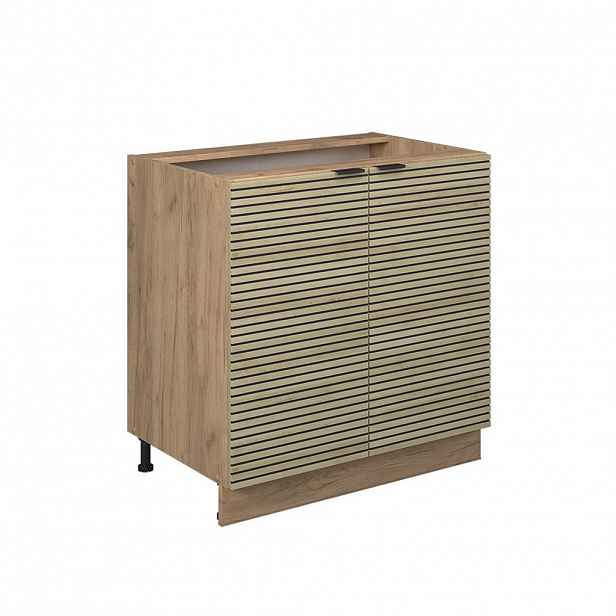 Vicco SPODNÍ SKŘÍŇKA KUCHYŇSKÉ LINKY Fame-Line Dubový panel 80 cm s policí, bez pracovní desky