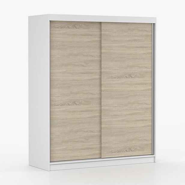 imoebel24 SKŘÍŇ s otočnými dveřmi Bono 04 160 cm 160200/61 cm, 2dveřová, bílý