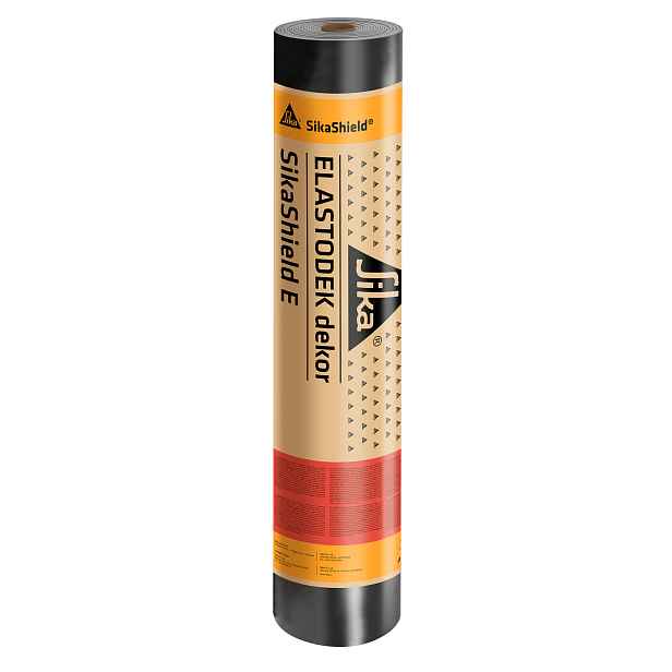 Asfaltový pás hydroizolační SikaShield E77 MG PV-25 CZ 4,2 mm černý (7,5 m2/role)