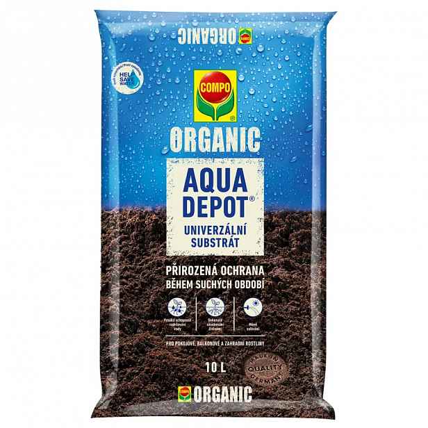 COMPO Organic aqua-depot univerzální substrát 10 l