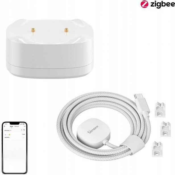 Senzor zaplavení Sonoff SNZB-05P ZigBee kabel WLDC200