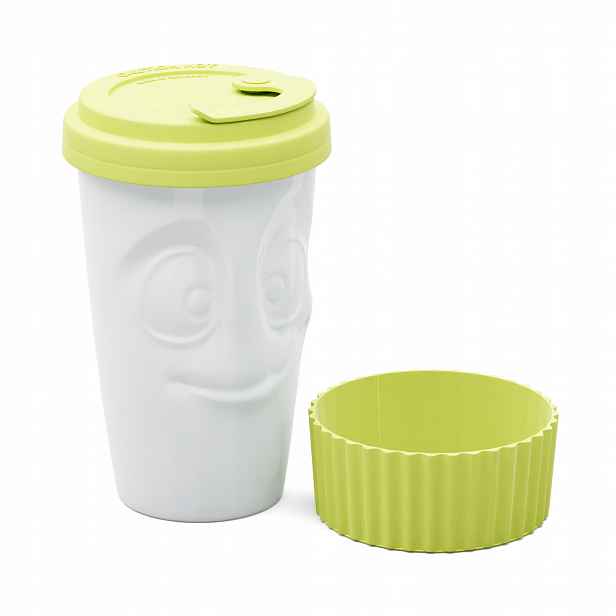 Tassen hrnek To Go dárek 3D Tasty Limetka 400 ml porcelánová keramika