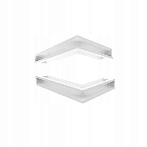 Ventilační Mřížka Krbová Kratki Luft Bílá 9x60x40 Pravá Sada 2ks