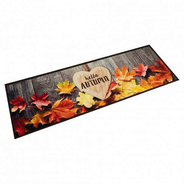 vidaXL Kuchyňský koberec omyvatelný Podzim 60 x 180 cm samet
