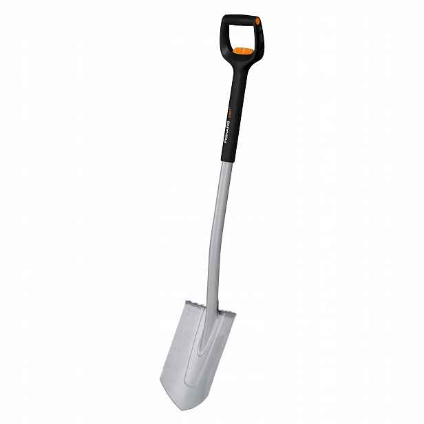 Fiskars Xact Rýč ocelová, ostrá na zem, teleskopické kořeny, 111-130 cm
