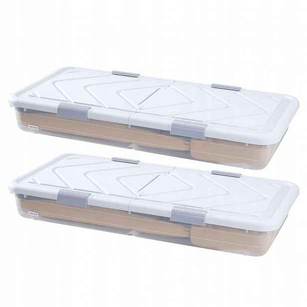Kontejnery pod postel s kolečky 2 ks 1010x510x150 mm pro skladování