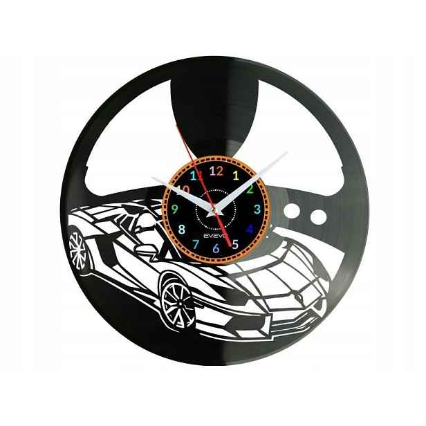 Staré Auto Nápad na Dárek Nástěnná Dekorace z vinylové desky