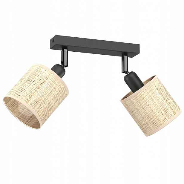 Dvojitá reflektorová lampa Rattan Spot 5295 Luminex