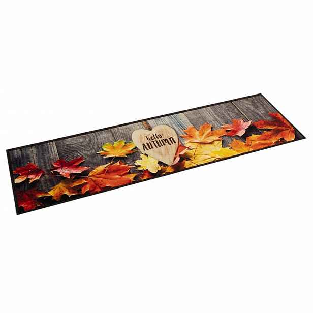 vidaXL Kuchyňský koberec omyvatelný Podzim 60 x 300 cm samet