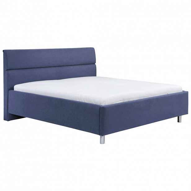 XXXLutz ČALOUNĚNÁ POSTEL, 180/200 cm, textil, tmavě modrá Esposa - Čalouněné postele - 00263801853W