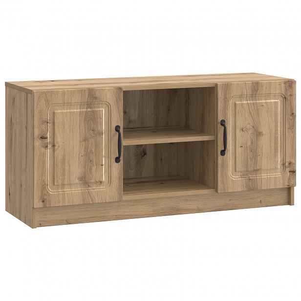 vidaXL Televizní skříň 102 x 34,5 x 47 cm Dub artisan Kompozitní dřevo