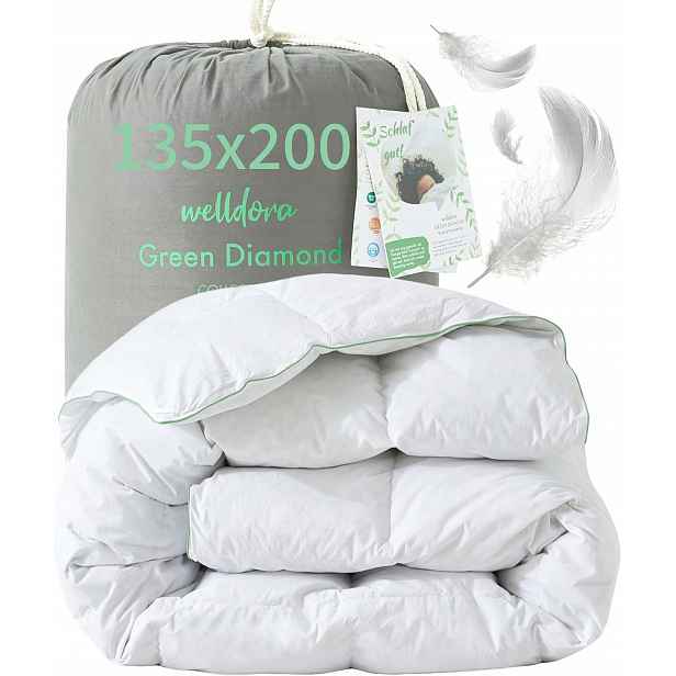 Celoroční Přikrývka Welldora Comfort Duvet Z Peří A Chmýří Lehká 135X200CM