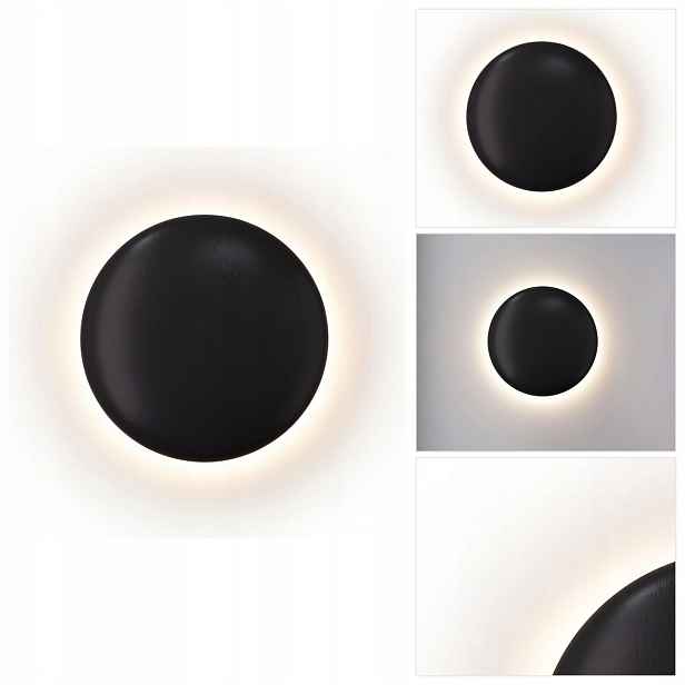 Černé nástěnné svítidlo Drop Led je moderní nad zrcadlem v koupelně Sigma Lighting