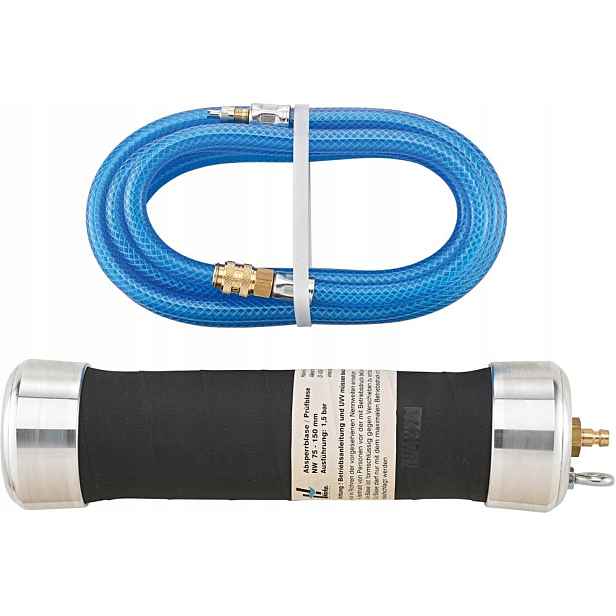 Uzavírací měchýř, hliníkové připojovací těleso, průměr 75-150 mm