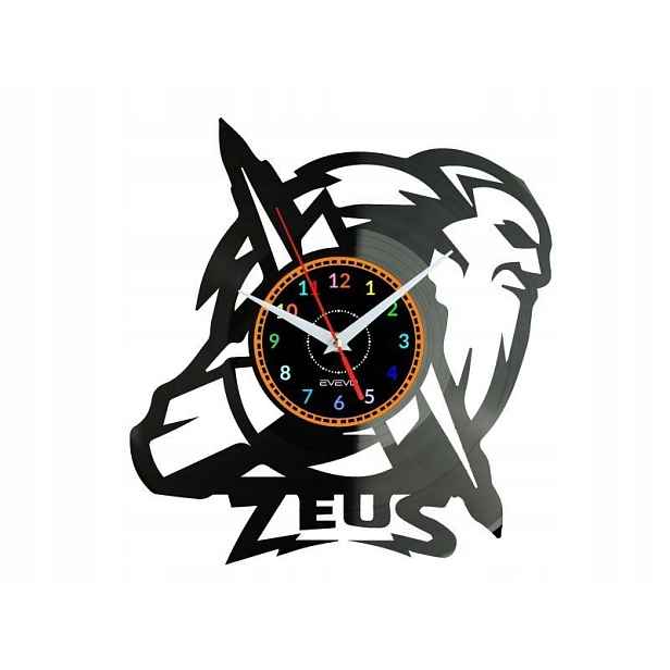 Zeus Dárek Originální dekorace do domu Hodiny z vinylové desky