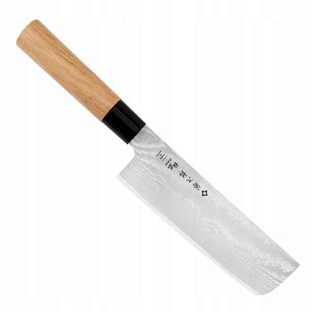 Tojiro Ouran VG-10 Damascus Japonský Nůž Nakiri na sekání 16,5 cm