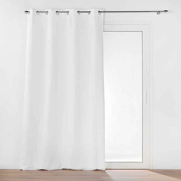 Bílý termo závěs z mikrovlákna 135x260 cm Micropolar – douceur d'intérieur