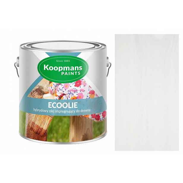 Koopmans Ecoolie Impregnační Olej Na Dřevo 2,5 L Polární Bílý 198