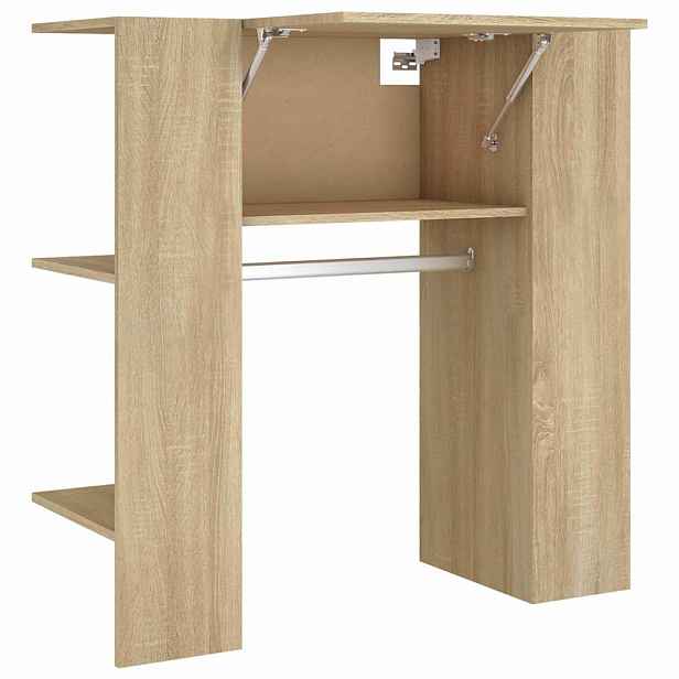 vidaXL Skříň do předsíně dub sonoma 97,5 x 37 x 99 cm kompozitní dřevo