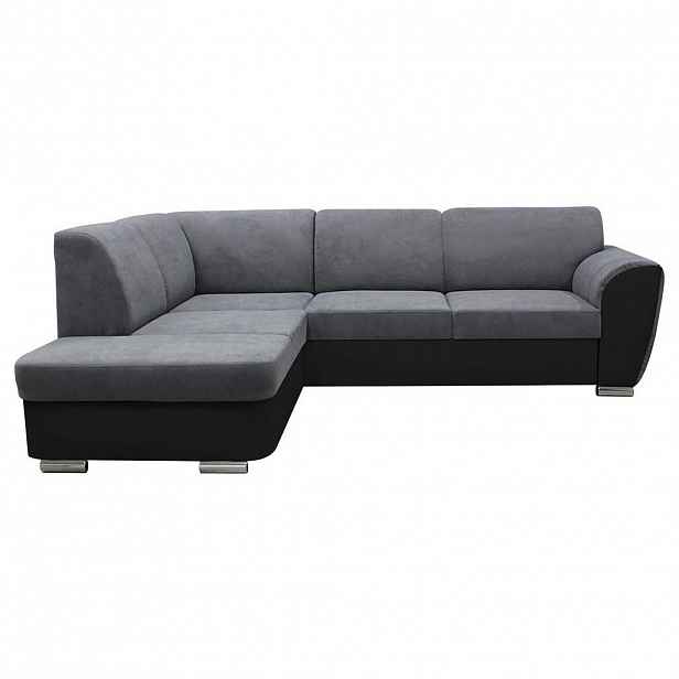 MID.YOU ROHOVÁ SEDAČKA, textil, šedá, černá