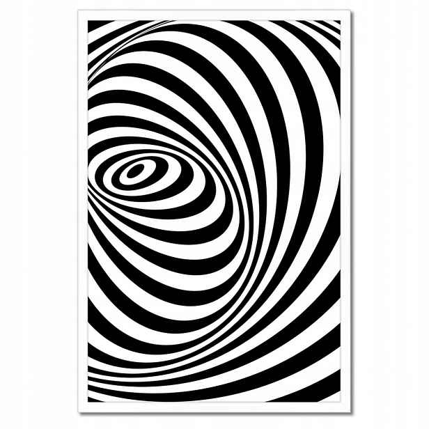 Plakáty v rámu 40x60 Abstrackja černobílá