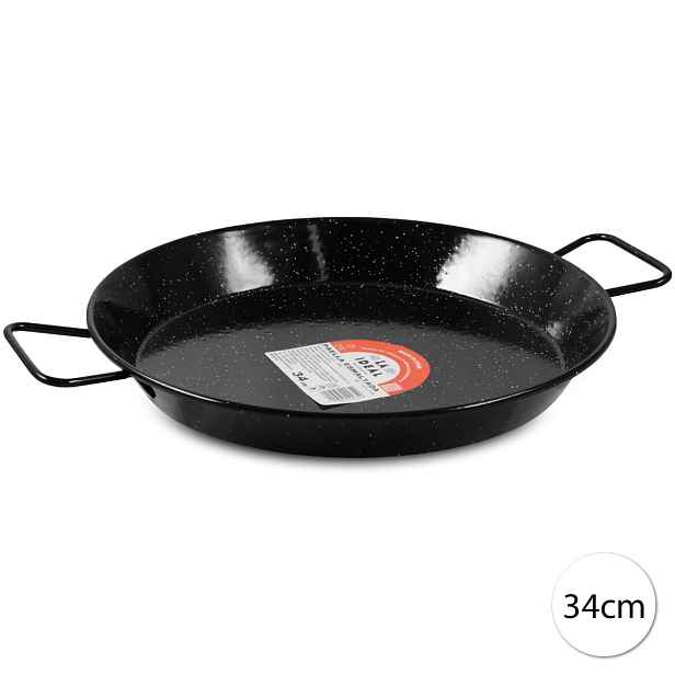 Garcima 13387 Smaltovaná paella pánev 34 cm