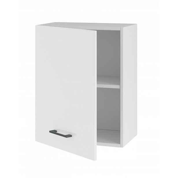 Kuchyňská skříňka Závěsná Horní Bílá Akryl Lesk pro sady 45 CM