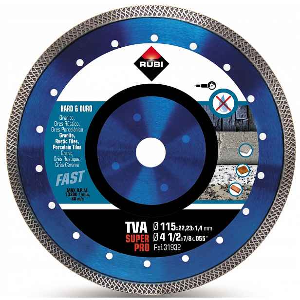 Diamantový Kotouč Turbo Viper (tva) 115 MM 31932 Rubi