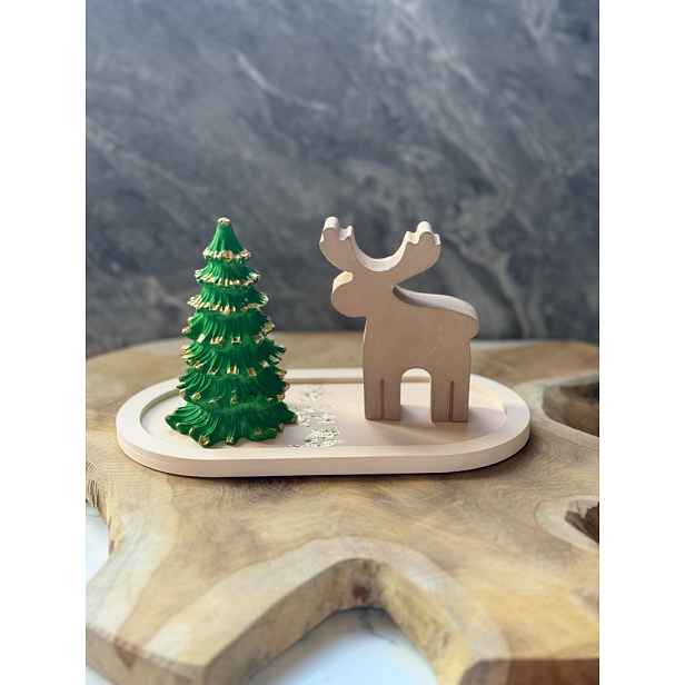 Sada dekorativních předmětů (2 kusy) Christmas Stone Set1