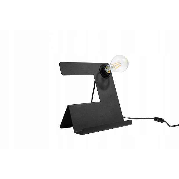 Stolní lampa Incline černá Sollux