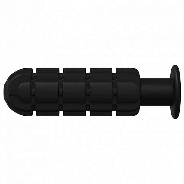vidaXL Rukojeti fotbalového stolu 10 ks Černý 2,8 x 2,8 x 9,3 cm PP
