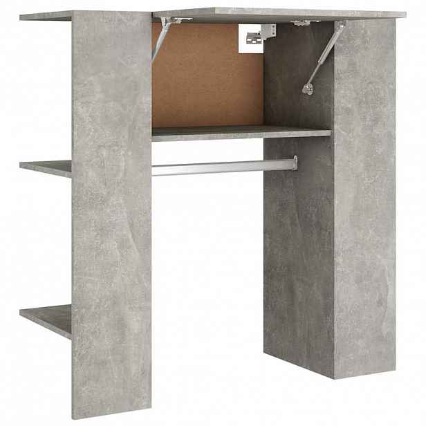 vidaXL Skříň do předsíně betonově šedá 97,5x37x99 cm kompozitní dřevo