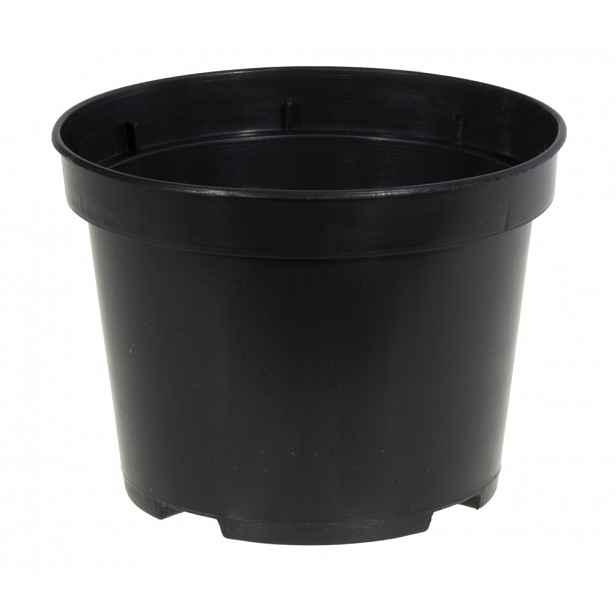 Květináč školkařský kulatý 11 cm 0,65 L – tvrdý, černý – 500 ks