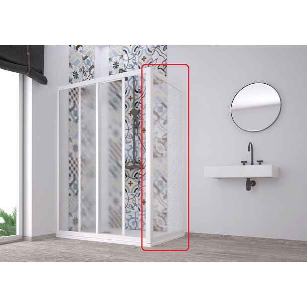 Forte Olsen Spa ACRIL - Pevná stěna 80 cm - FISSA A