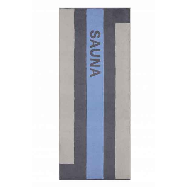 Plážový ručník Sauna 80x200 nebeské froté 480 g/m2 100% bavlna Cawoe