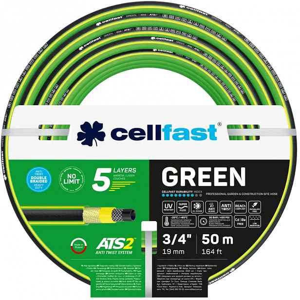 Zahradní hadice 5vrstvá 15-121 Green ATS2 3/4" 50 m