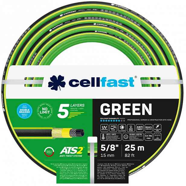 Zahradní hadice 5vrstvá Green ATS2 5/8" 25 m