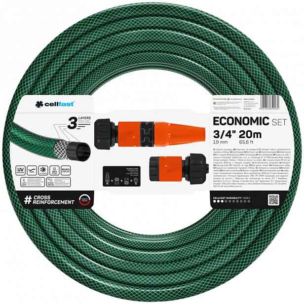 Sada Economic 10-102 Hadice 3/4" 20 m + příslušenství