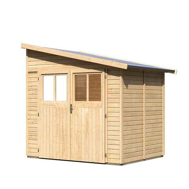 Dřevěný zahradní domek BOMLITZ 238x181 cm Lanitplast