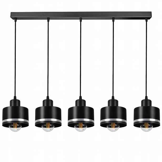 Kovová lampa Stropní Svítidlo Stropní lustr s páskem