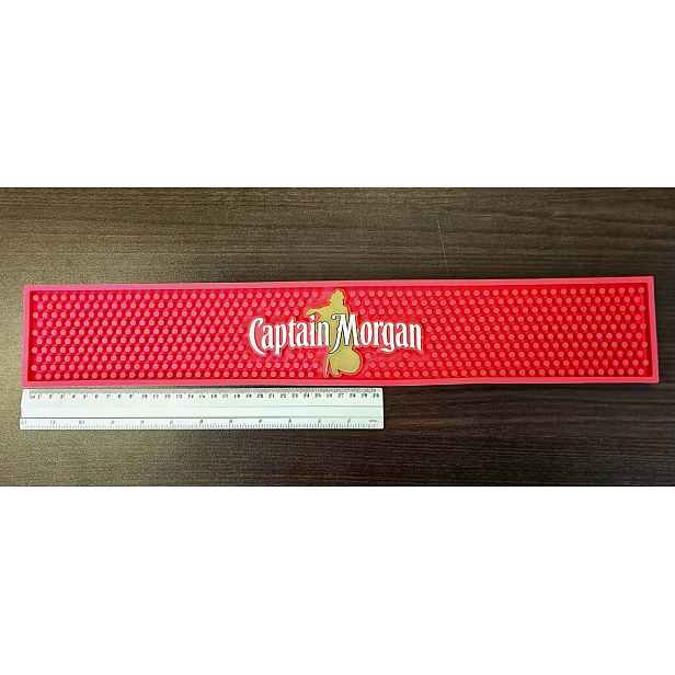 Captain Morgan Jagermeister Barová Podložka Odkapávač Guma Unikát červená