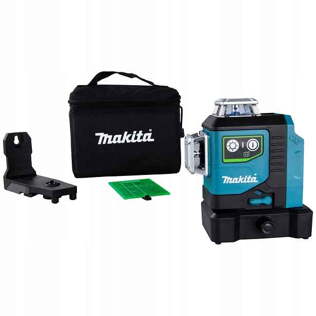 Křížový laser Makita SK700GD 12V 360° zelený IP54 35m, brašna