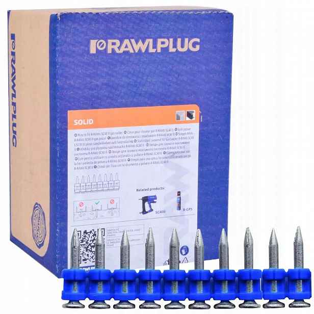 Rawlplug Hřebíky Na Ocel A Betonu 25 mm Pro Osazovač 1000 Kusů