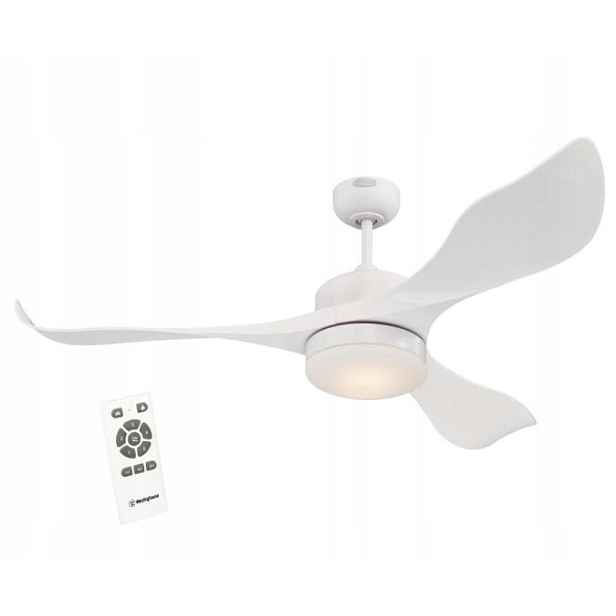 Stropní Ventilátor Pierre Bílá Led Lampa DC Dálkový Ovladač