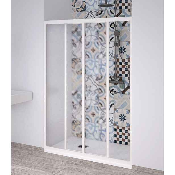 Forte Olsen spa ACRIL - Sprchové dveře posuvné PORTA NEW 120-110 cm; bílá barva/polystyrol