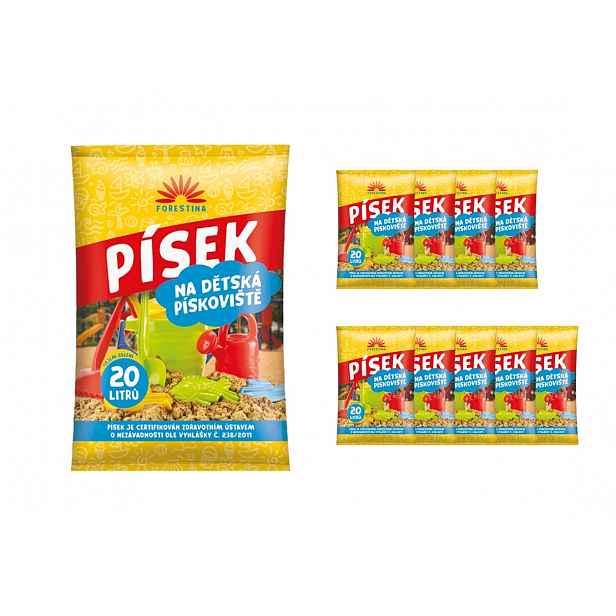 Marimex Písek pro dětská pískoviště - 10x20 litrů - 19900176