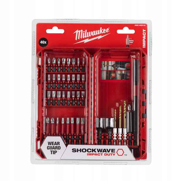 Sada rázových bitů Milwaukee 4932492004 40 ks
