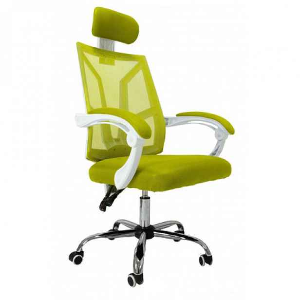 Kancelářská židle Scorpio - bílá/zelená